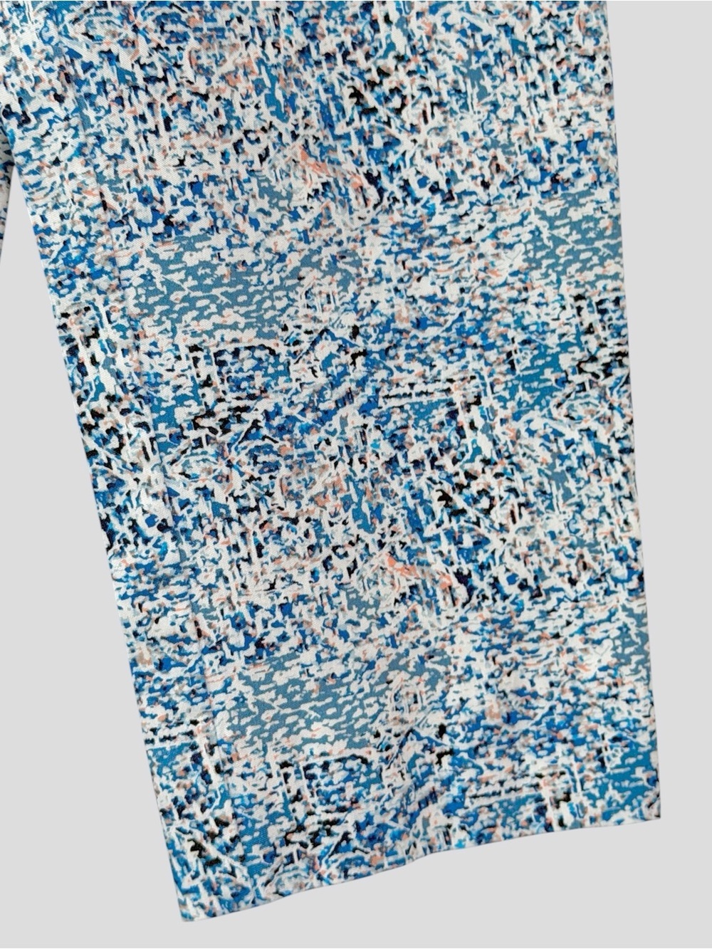 Zac & Rachel Blue Patterned Men’s Joggers - Picture 5 of 5